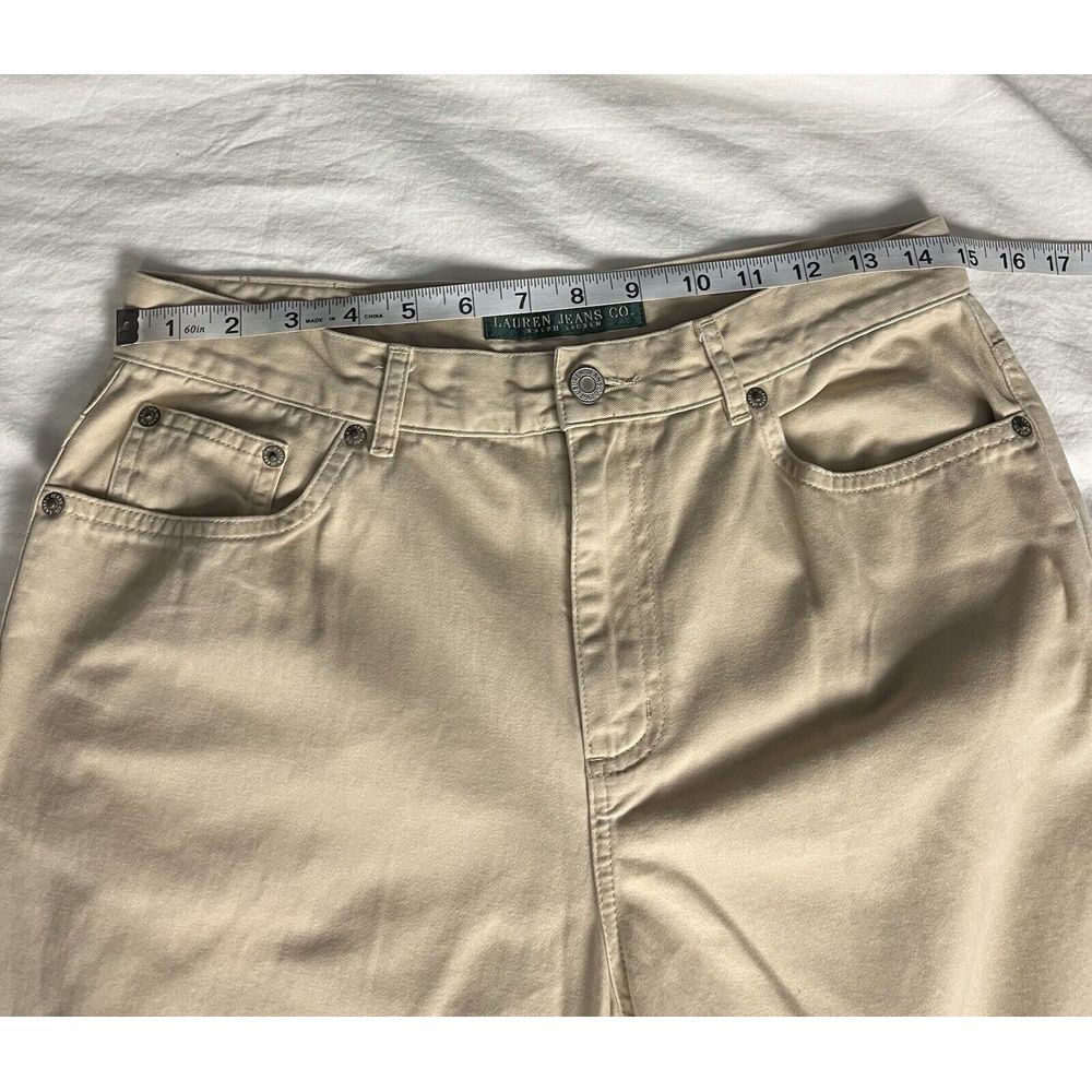 Lauren Jeans Co. Ralph Lauren Authentic Denim Outfitters Women's Pants Size 6 - Picture 4 of 11